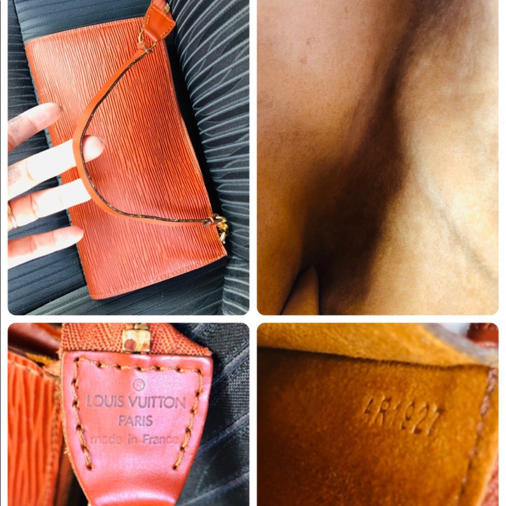 🌸Auth Louis Vuitton EPI Briefcase+matching Clutch - Picture 7 of 8